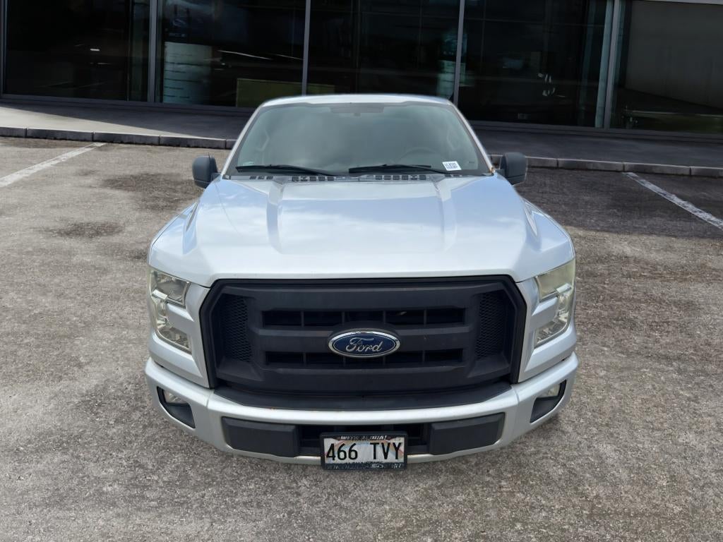 2016 Ford F-150 XL in Ingot Silver Metallic — front three-quarter view