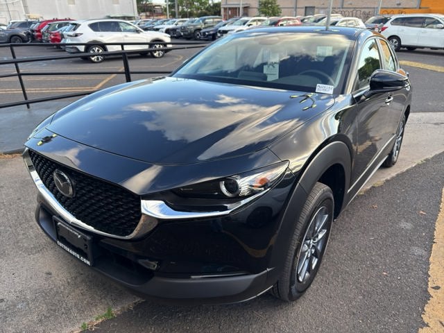 2026 Mazda Mazda CX-30 2.5 S AWD in Jet Black Mica — front three-quarter view