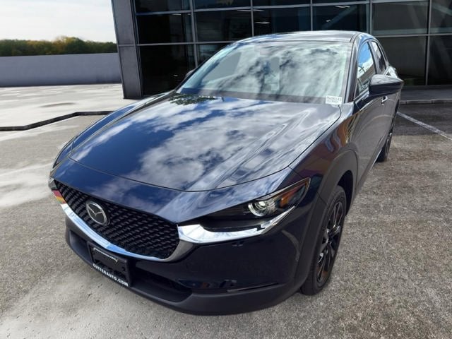 2026 Mazda Mazda CX-30 2.5 S Select Sport AWD in Deep Crystal Blue Mica — front three-quarter view