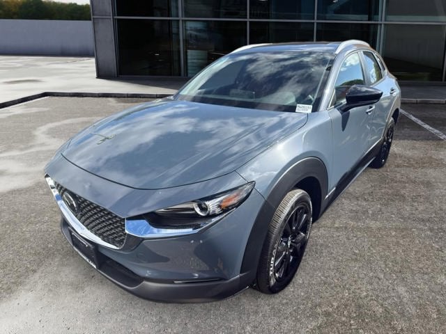 2026 Mazda Mazda CX-30 2.5 S Carbon Edition AWD in Polymetal Gray Metallic — front three-quarter view