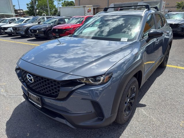 2026 Mazda Mazda CX-50 Hybrid Preferred AWD in Polymetal Gray Metallic — front three-quarter view