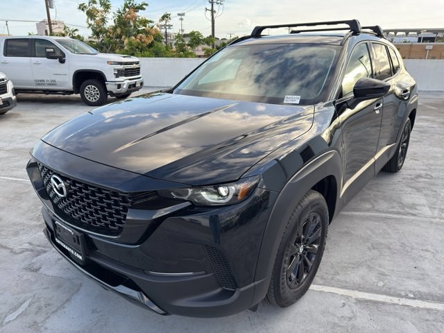 2026 Mazda Mazda CX-50 Hybrid Premium AWD in Jet Black Mica — front three-quarter view