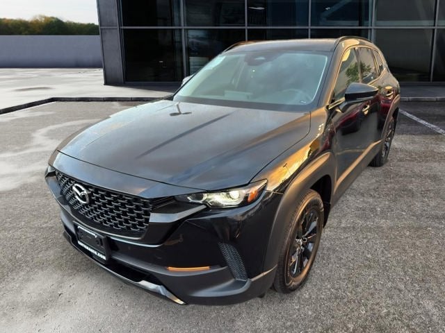 2026 Mazda Mazda CX-50 Hybrid Premium AWD in Jet Black Mica — front three-quarter view