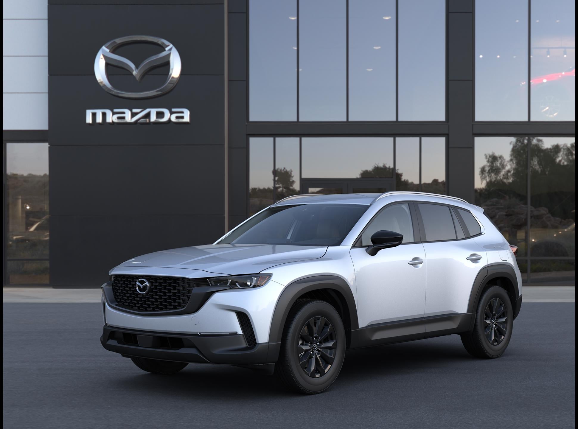 2026 Mazda Mazda CX-50 2.5 S Select AWD in Wind Chill Pearl — front three-quarter view
