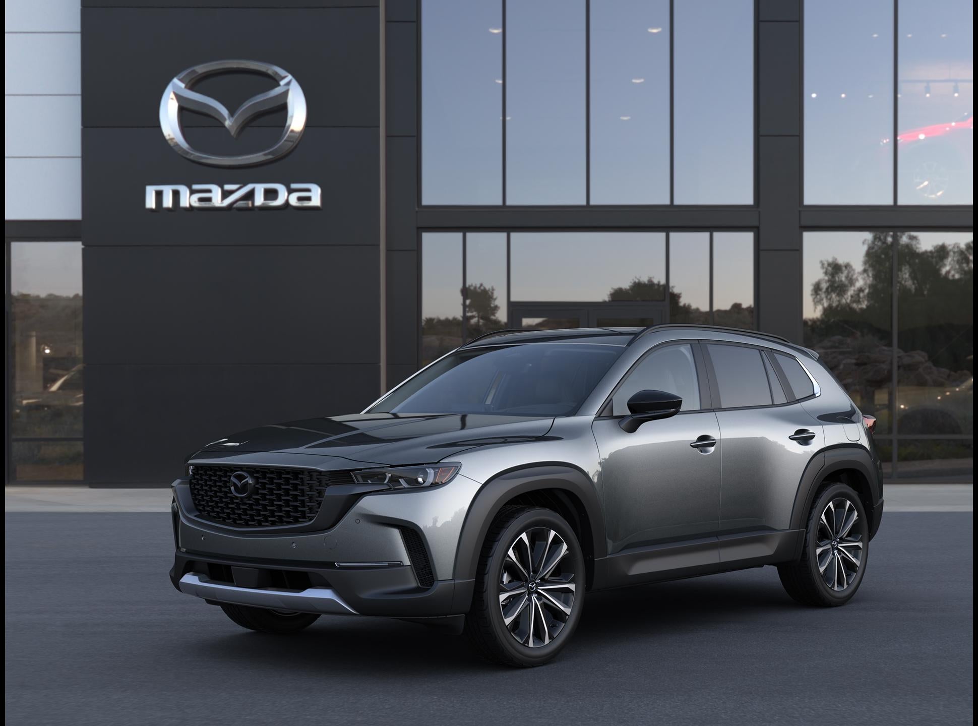 2026 Mazda Mazda CX-50 2.5 Turbo AWD in Machine Gray Metallic — front three-quarter view