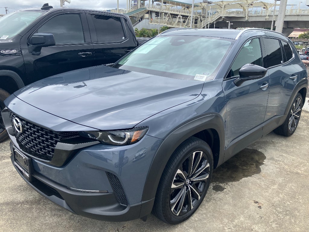 2026 Mazda Mazda CX-50 2.5 S Premium AWD in Polymetal Gray Metallic — front three-quarter view