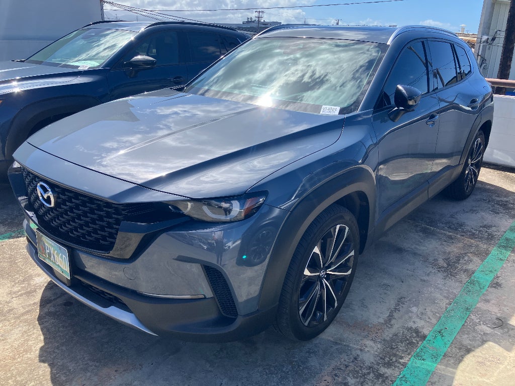 2023 Mazda Mazda CX-50 2.5 Turbo Premium Package in Polymetal Gray Metallic — front three-quarter view