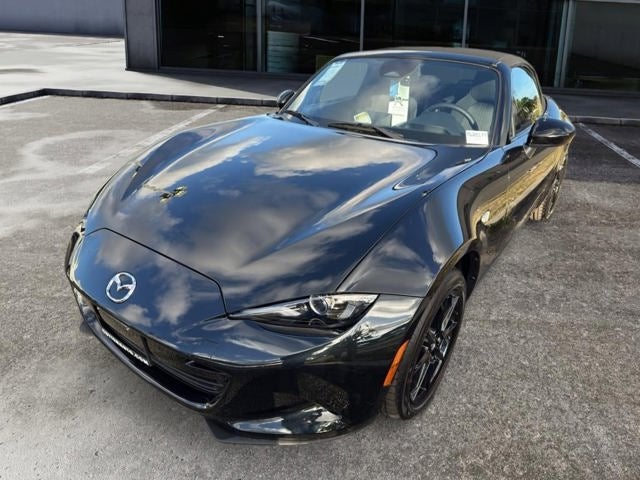 2026 Mazda Mazda MX-5 Miata Sport in Jet Black Mica — front three-quarter view
