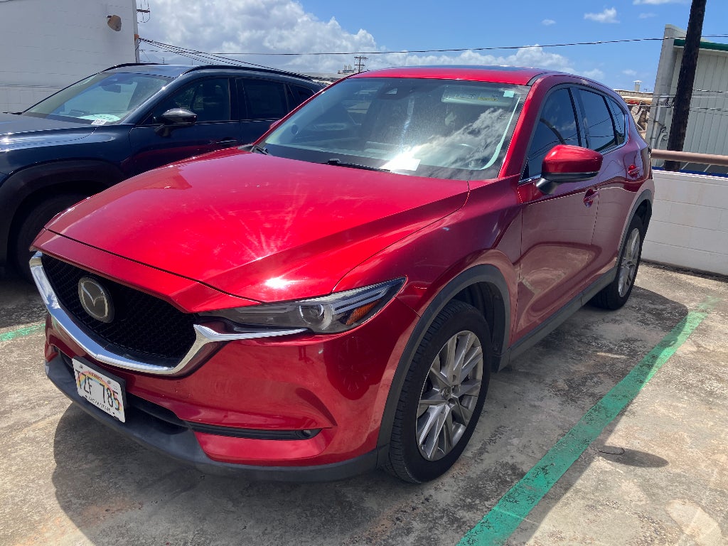 2020 Mazda Mazda CX-5 Grand Touring in Soul Red Crystal Metallic — front three-quarter view