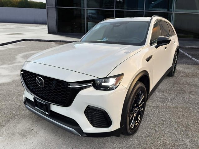 2026 Mazda Mazda CX-70 3.3 Turbo Premium Plus AWD in Rhodium White Premium — front three-quarter view