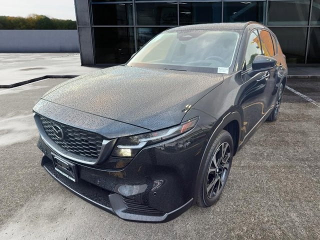 2026 Mazda Mazda CX-5 2.5 S Preferred AWD in Jet Black Mica — front three-quarter view