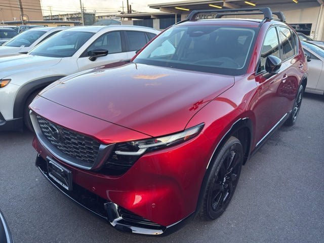 2026 Mazda Mazda CX-5 2.5 S Premium AWD in Soul Red Crystal Metallic — front three-quarter view