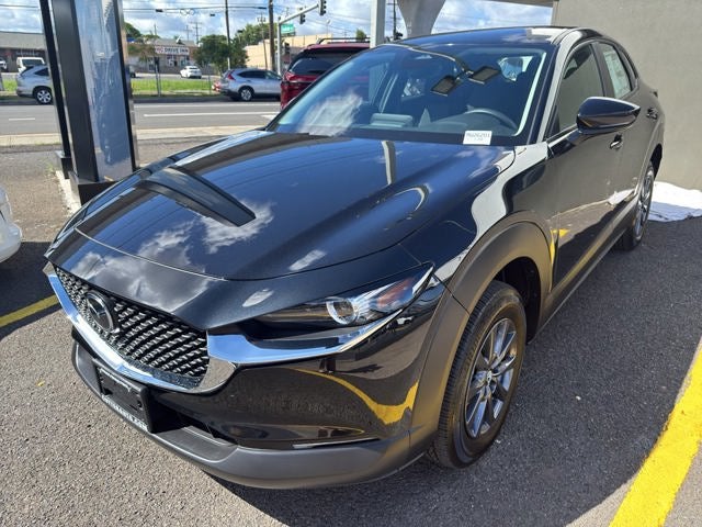 2026 Mazda Mazda CX-30 2.5 S AWD in Jet Black Mica — front three-quarter view