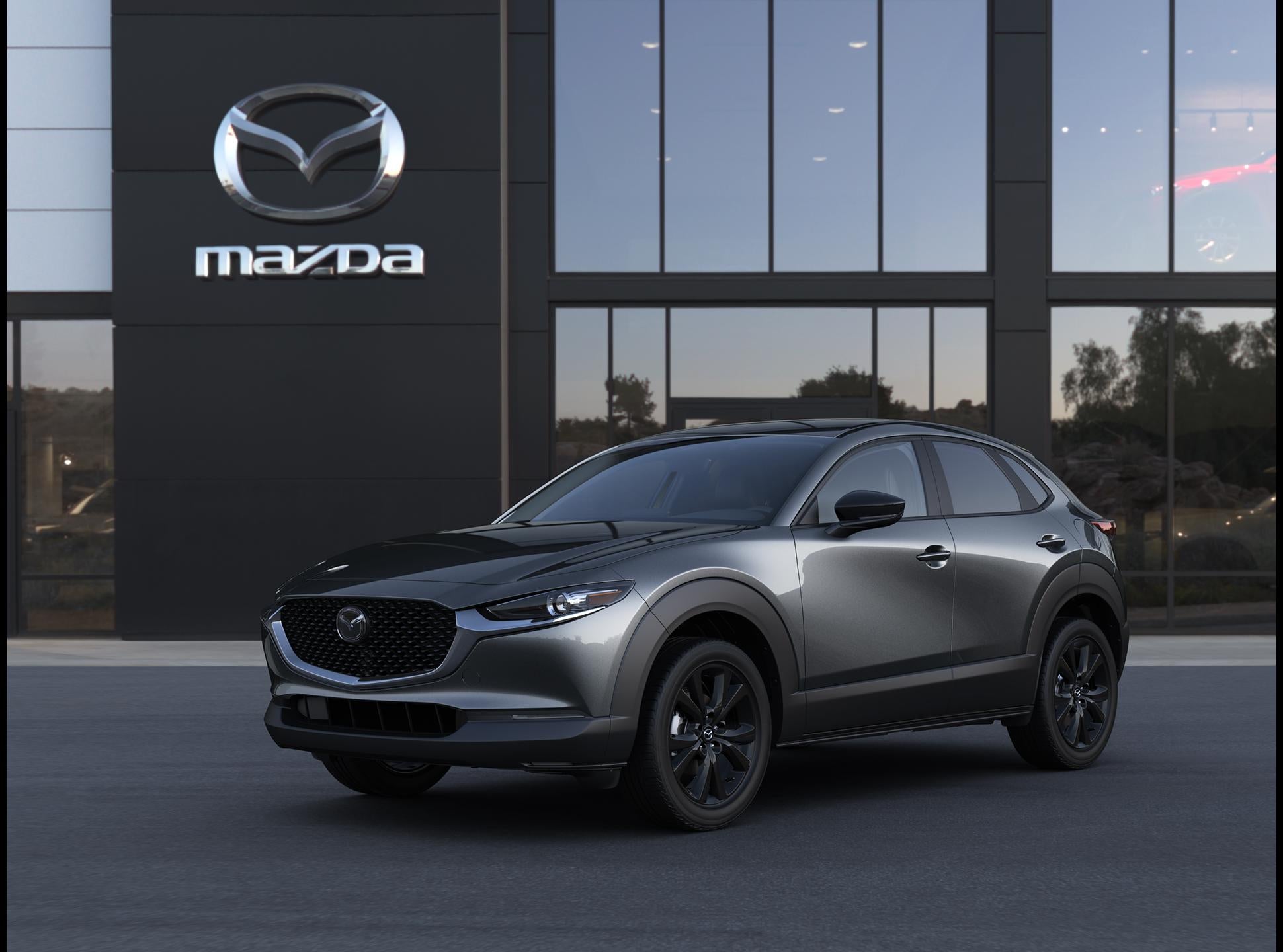 2026 Mazda Mazda CX-30 2.5 S Select Sport AWD in Machine Gray Metallic — front three-quarter view