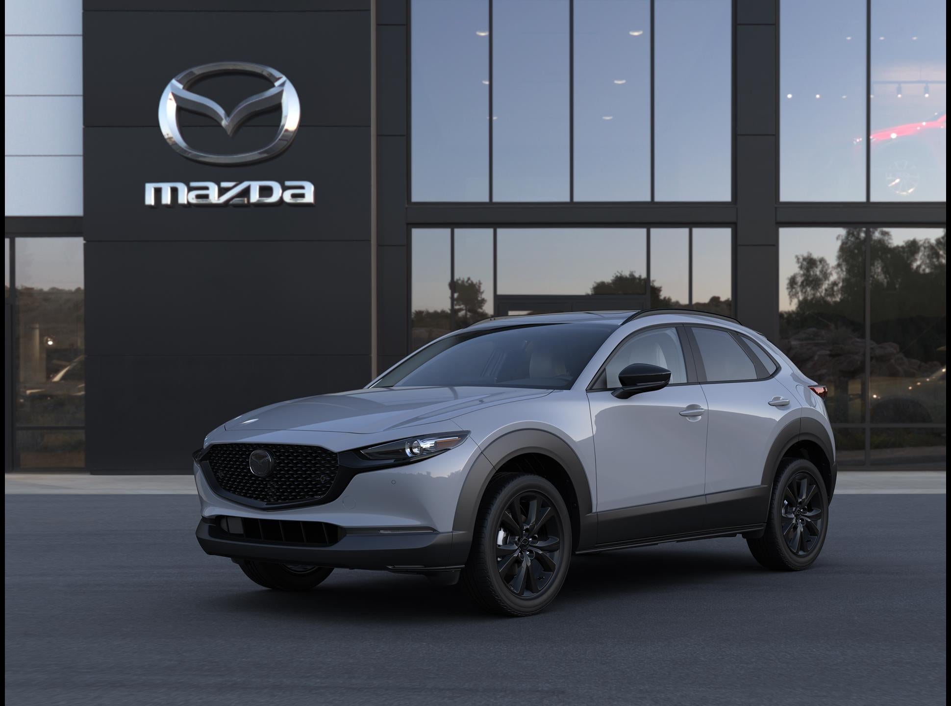 2026 Mazda Mazda CX-30 2.5 S Aire Edition in Aero Gray Metallic — front three-quarter view