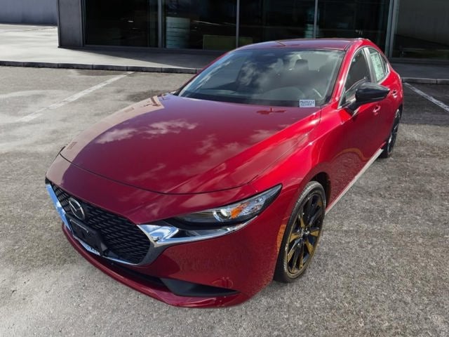 2026 Mazda Mazda3 Sedan 2.5 S Select Sport in Soul Red Crystal Metallic — front three-quarter view