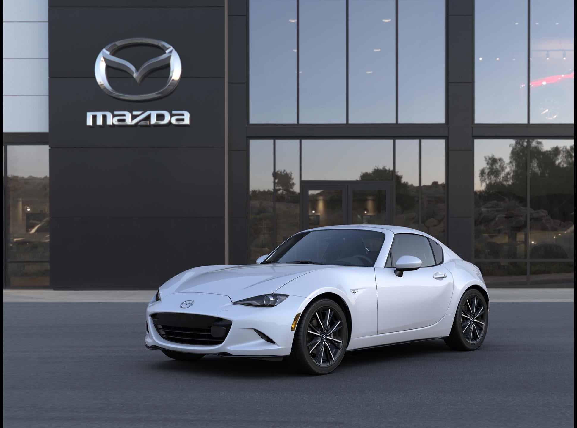 2026 Mazda Mazda MX-5 Miata RF Grand Touring in Snowflake White Pearl — front three-quarter view