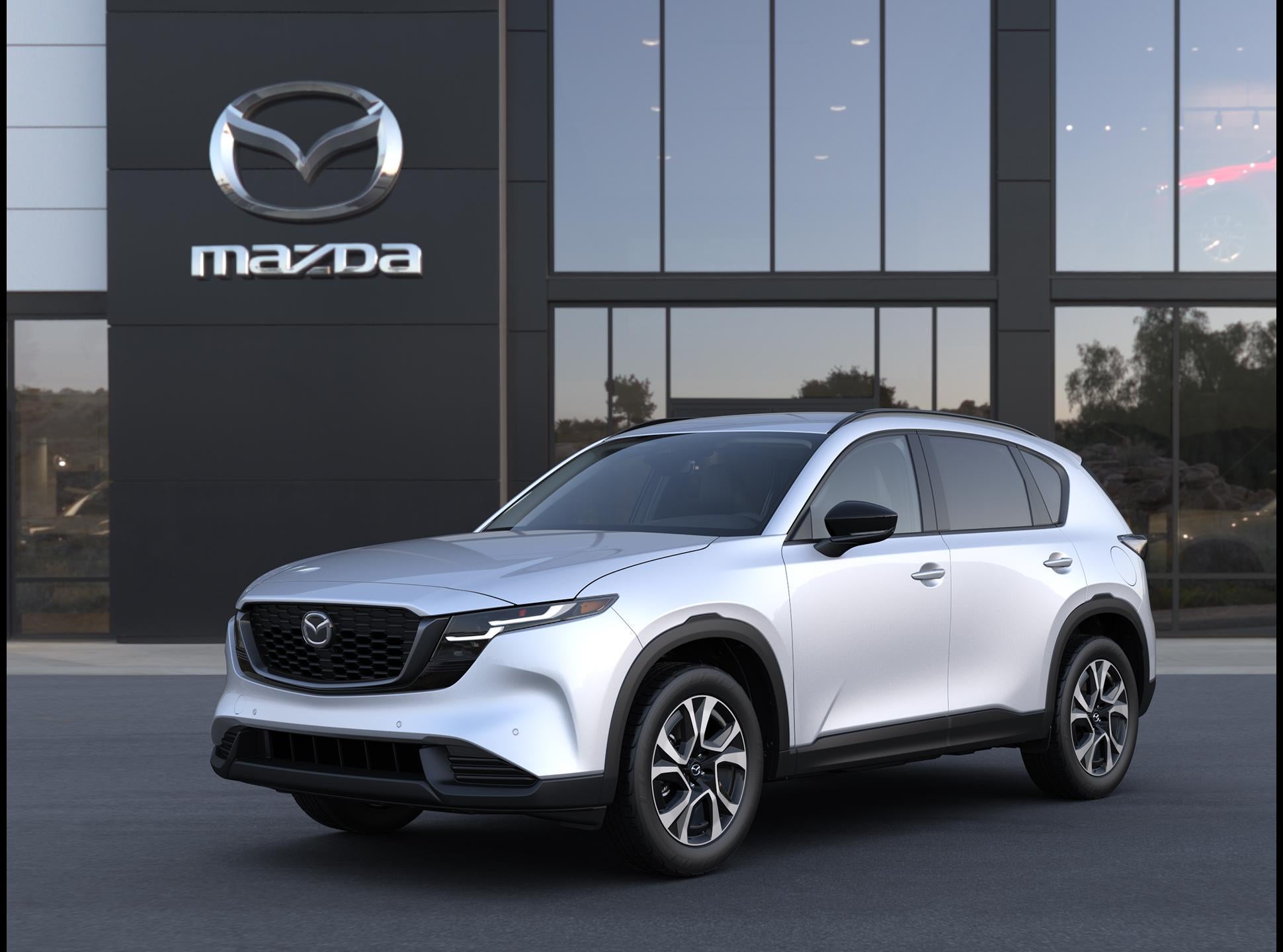 2026 Mazda Mazda CX-5 2.5 S Preferred AWD in Rhodium White Metallic — front three-quarter view